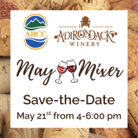 Save-the-Date for May Mixer at Adirondack Winery
