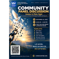 Community Panel Discussion: Hidden in Plain Sight - A Conversation on Human Trafficking, Prevention and Response