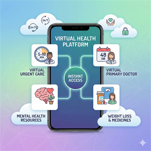 Empower your employees with a virtual health platform while reducing your FICA tax burden.