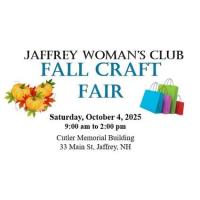 2025 Jaffrey Woman's Club Craft Fair