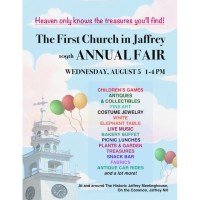 2026 First Church in Jaffrey's 109th Annual Fair