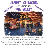 2026 Jaffrey Ice Racing, 8th Annual Pig Roast