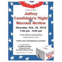 Candidate's Night and Warrent Review