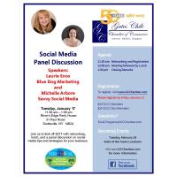 Networking Lunch Social Media Panel Discussion