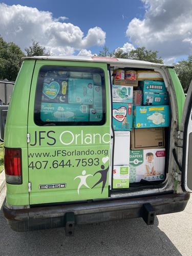 Fill The Van With Diapers Event