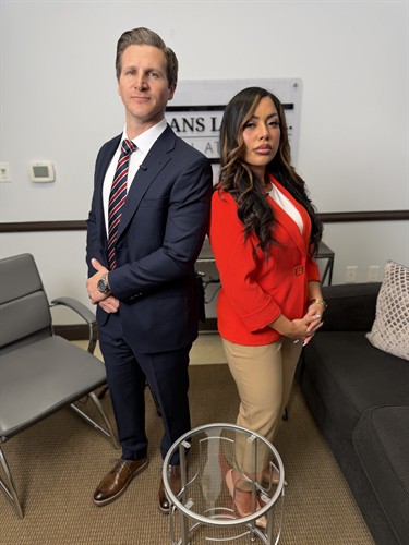 Attorney Brandon Gans and Attorney Danielle Padilla 