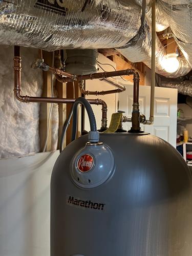 Rheem Marathon Lifetime warranty water heater