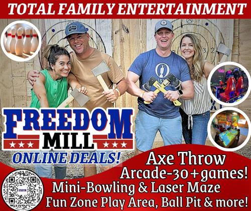 Fun for ALL ages! Throw, Shoot, Shop, Play & more!