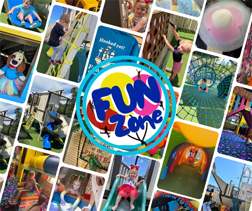 Fun Zone is designed for 12 & under! Huge play area!