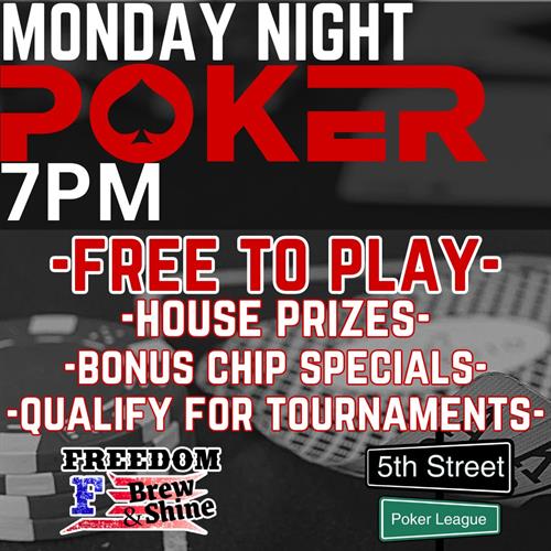 Poker and Cornhold Tournaments plus 1/2 price pint weekly