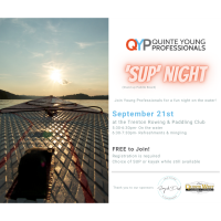 QYP 'SUP' Night at the Trenton Rowing & Paddling Club 