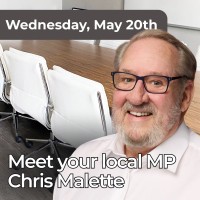 15 MINUTES with your MP, Chris Malette