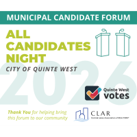 ALL CANDIDATES NIGHT in Quinte West