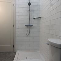 Custom built ceramic shower