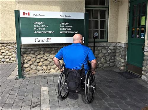 Accessibility audit and meeting Jasper National Park 2017 (Parks Canada)