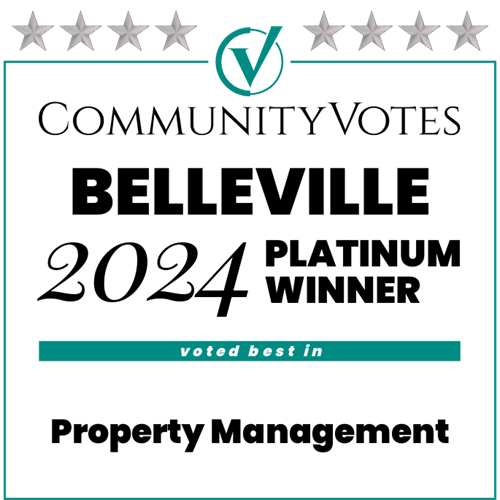 Olympus Property Management - Belleville - 2024 Community Votes - Platinum Winner