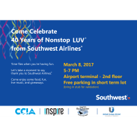 Celebrate 40 years non-stop Luv with Southwest Airlines 