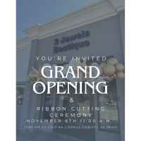 Ribbon Cutting For 2 Jewels Boutique