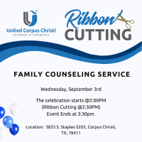 Ribbon Cutting for Family Counseling Service