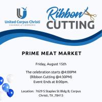 Ribbon Cutting for Prime Meat Market