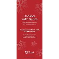 Frost Bank Cookies with Santa