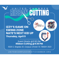 Ribbon Cutting for Izzy’s Game On, Swing Zone & Nate’s Next Kid Up
