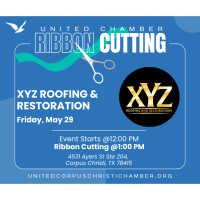 Ribbon Cutting for XYZ Roofing and Restorations