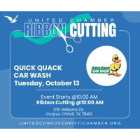 Ribbon Cutting for Quick Quack Car Wash