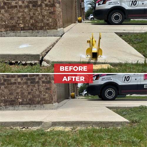 Home Sidewalk Leveled