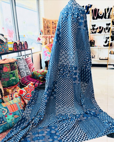 Handmade Cotton Patchwork Kantha Quilts