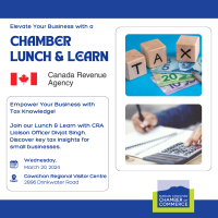 Lunch & Learn | Canadian Revenue Service Liason Officer
