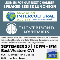 Cowichan Intercultural Society - Speaker Series Luncheon