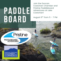 Paddle With The Chamber and Pristine Paddleboard Adventures August 6th