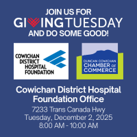 Chamber Mix & Mingle | Giving Tuesday with Cowichan District Hospital Foundation