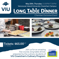 VIU Culinary Long Table Dinner, May 28, 2026