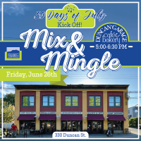 Mix & Mingle | Duncan Garage 39 Days of July 2026 Kick Off