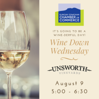 Wine Down Wednesday at Unsworth Vineyards August 9, 2023