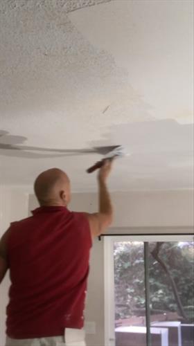 smoothing out ceilings