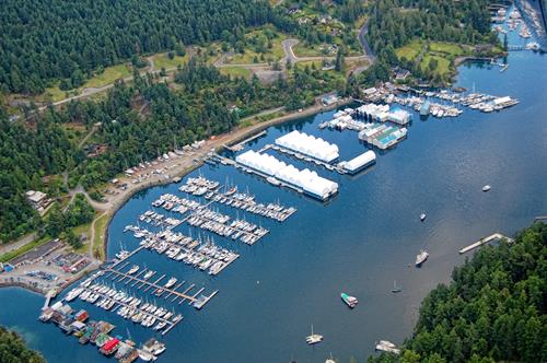 Maple Bay Marina and The Rise on Maple Bay