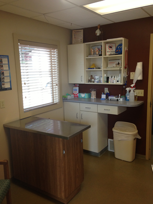 One of the exam rooms