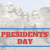CHAMBER CLOSED: Presidents' Day