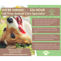 Full Time Animal Care Specialist