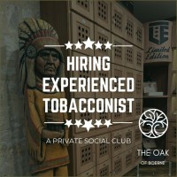 Experienced Tobacconist