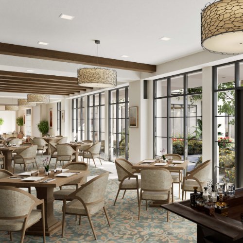 Inviting gathering spaces throughout Bella Vida are designed to encourage connection, conversation, and meaningful moments with neighbors and friends.