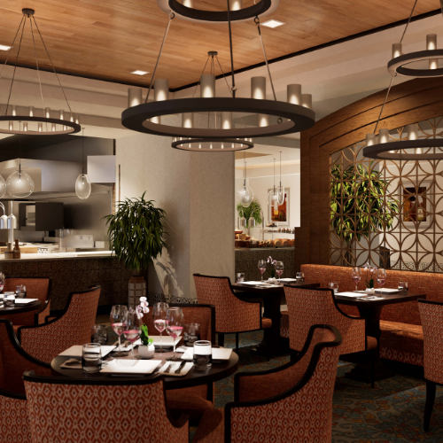 Ladera is our signature restaurant, offering a refined dining experience centered around an open kitchen where you can enjoy chef-driven cuisine, classic favorites, and globally inspired dishes in an atmosphere of relaxed elegance.