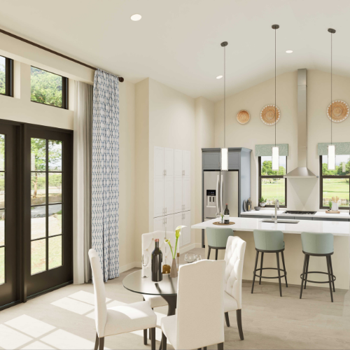 Spacious villa interiors are designed to create a warm, inviting atmosphere ideal for everyday living and entertaining.