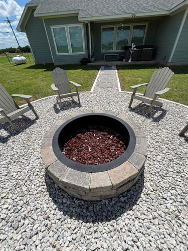 Fireplace Sitting Area