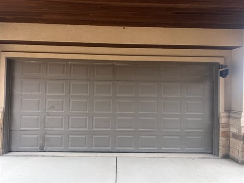 Before picture. Garage Door Specialists  