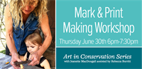 Mark & Print-Making Workshop for Children & Adults