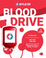 Wylie ER - Blood Drive